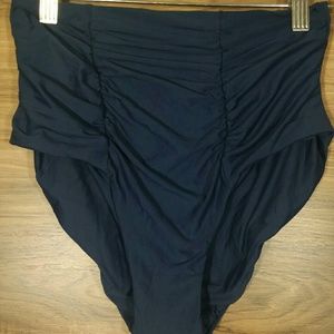 NWT Becca Vintage Cut High Waist  Bikini Bottoms M